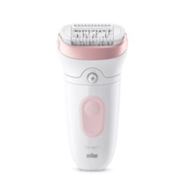 Braun Depiladora Eléctrica SE 7-000 Inalámbrica 2 Velocidades 40 min Blanco / Rosa