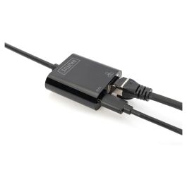 Digitus Adaptador USB Type-C a Gigabit Ethernet con Power Delivery, Negro