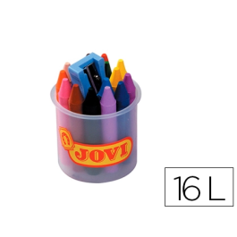 Jovi Lápices de Cera Bote 16 Unidades Colores Surtidos Precio: 4.49999968. SKU: B18F6BQG4Y