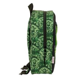 Safta Mochila Guardería 3D Hulk Bolsillo Red Niño 22x27x10 cm