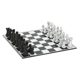 Juego De Mesa Moderno DKD Home Decor Negro Plateado 60 x 0.5 x 60 cm Precio: 122.79000019. SKU: B1E45XBNF3
