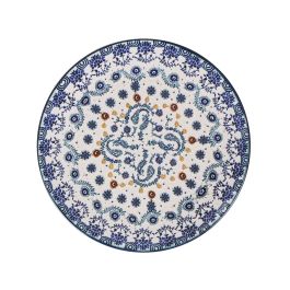 Santa Clara Vajilla 12 Piezas Azores Monaco, Brillo, Forma Redonda, Plato Llano 26 cm, Plato Hondo 21 cm, Plato Postre 20 cm (2 Unidades)