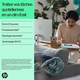 HP 27-cr0008nf PC Todo en Uno - Windows 11 - Pantalla FHD IPS 27" - Core i5-1335U - 16 GB RAM - 512 GB SSD - Teclado y Ratón