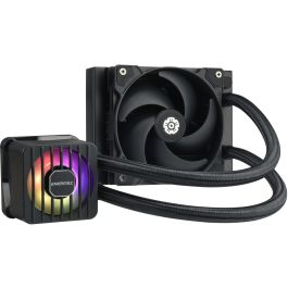 Enermax ELC-LMF120-SF Cooler Líquido para Procesador, 12 cm, 500-1800 RPM, PWM, Iluminación LED Multi, Negro