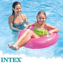Intex Flotador Rueda Neón 76 cm con Asas (+8 años) - Modelos Surtidos