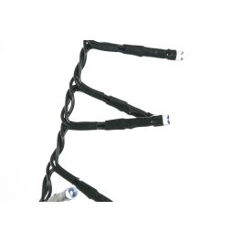 DKD Home Decor Luces de Navidad Modernas 300 LED 5mm Azules, 30 Metros de Largo con Cable PVC, IP44 Exterior