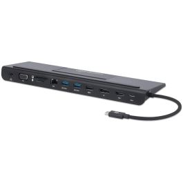 MANHATTAN USB-C 11-in-1-Dockingstation MST für drei Monitore Precio: 82.69000003. SKU: B16D9V6QRC