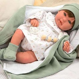Muñeca reborn arias 45 cm paulina c/manta Muñeca reborn arias 45 cm paulina c/manta