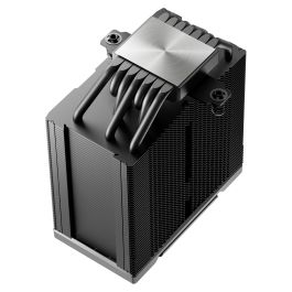 DeepCool AK700 Digital NYX Refrigerador de CPU, Ventilador 120mm Negro, Soportes LGA1700/AM5, Pantalla LCD Integrada, 77.23 CFM, PWM