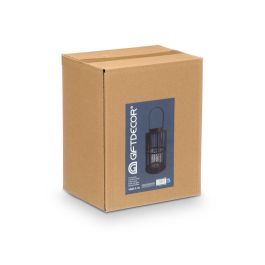 Farol Bambu Negro Vela Med Giftdecor 18X44CM (6 Unidades) Farol Bambu Negro Vela Med Giftdecor 18X44CM (6 Unidades)