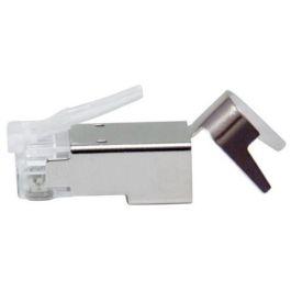 Equip 121148 Conector RJ45 blindado Cat.8.1 Macho Derecho Plata (Set 50 unidades)