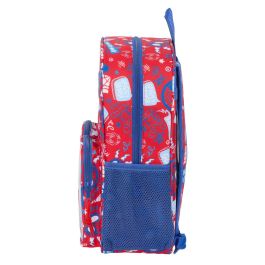 Mochila Escolar Spider-Man Rescue Azul Rojo 26 x 34 x 11 cm