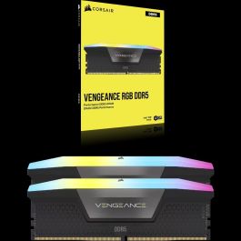 Corsair 32GB DDR5 Vengeance RGB Kit (2x16GB) 6400MHz CL36 Negro para PC