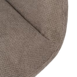 Silla Taupe Giratorio Tejido-Metal 62 X 65 X 82 cm