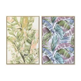 Cuadro DKD Home Decor 84 x 4,5 x 123 cm Palmeras Tropical (2 Unidades) Precio: 144.50000048. SKU: S3038972