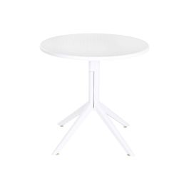 Mesa Terraza Y Jardin DKD Home Decor Blanco 80 x 75 x 80 cm Mesa Terraza Y Jardin DKD Home Decor Blanco 80 x 75 x 80 cm