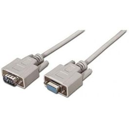 Nano Cable 10.14.0203 Cable Serie RS232 DB9 Macho - DB9 Hembra 3m Beige
