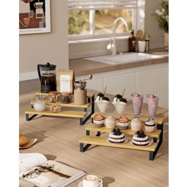 Confortime Set 2 Estantes Cocina 30x24.5x12.3 cm y 30x22 cm (6 Unidades)