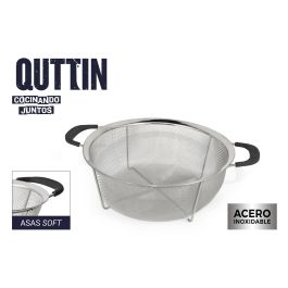 Escurridor de acero con asas Soft 29.5 cm Quttin - Inde (12 Unidades) Escurridor de acero con asas Soft 29.5 cm Quttin - Inde (12 Unidades)
