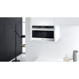 Microondas empotrable - WHIRLPOOL W6MN840 - Gris y negro - 22 L - 750 W - Grill 700 W - Acero inoxidable antihuellas