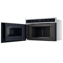 Microondas empotrable - WHIRLPOOL W6MN840 - Gris y negro - 22 L - 750 W - Grill 700 W - Acero inoxidable antihuellas