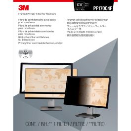 3M PF170C4F - Filtro de Privacidad 17'' (43.2cm) para Monitor 5:4 Antirreflectante, Anti-arañazos y Filtro de Luz Azul