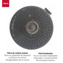 Filtro de Carbón Teka D4C Fibra de carbono Plástico
