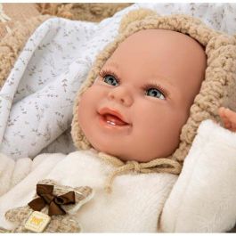 Muñeca elegance babyto marron c/ manta (muñeco de peso) 35 cm cuerpo blando Muñeca elegance babyto marron c/ manta (muñeco de peso) 35 cm cuerpo blando
