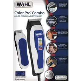 Wahl 1395-0465 Cortapelos y Recortadora de Precisión Color Pro - Combo Profesional con Peines Guía y Accesorio de Precisión