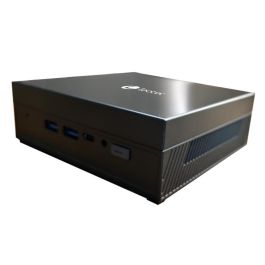 Leotec LEMPC19 PC/estación de trabajo barebone Cubo Negro con Procesador Intel N5105, 4GB RAM y SSD 128GB