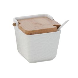 Azucarero Basicos DKD Home Decor Blanco Natural 9 x 9 x 10.5 cm Precio: 6.50000021. SKU: B15R3MXVVT