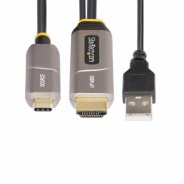 Cable USB Startech 145B-USBC-HDMI4K-AOC Negro