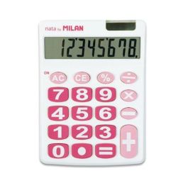 Calculadora Sobremesa Milan 8 Digitos Blanco/Rosa Teclas Grandes Precio: 10.89. SKU: B18VHQP9XW