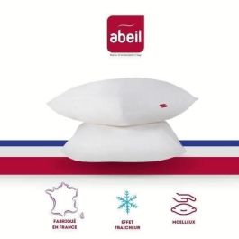 ABEIL Juego de 2 almohadas Aerelle Cool Night - 60 x 60 cm - Blanco