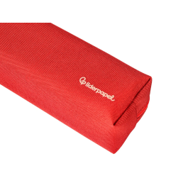 Liderpapel Estuche Portatodo Classic Rectangular con Asa 210x70mm Rojo
