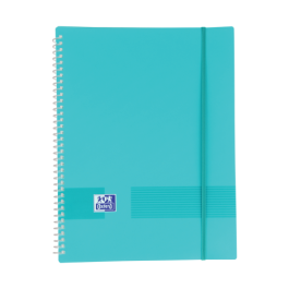 Oxford 400146217 Carpeta de Fundas A4, 30 Fundas, Tapa Plástico, Cierre Goma, Colores Surtidos