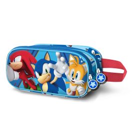 Sonic The Hedgehog Estuche Portatodo Escolar 3D Doble con 2 Compartimentos y Relieve Frontal Color Azul Precio: 10.69000031. SKU: B12S6E978Y