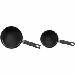 Livoo MEP154R Juego de 2 cacerolas antiadherente sin PFOA/PFOS con mango de silicona, apto para todo tipo de fuegos, inducción Livoo MEP154R Juego de 2 cacerolas antiadherente sin PFOA/PFOS con mango de silicona, apto para todo tipo de fuegos, inducción