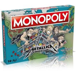 Juego de mesa - WINNING MOVES - Monopoly Metallica - Acompaña a la banda en una gira mundial