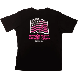 Ernie Ball Camiseta USA Ball End Flag XL Algodón/Poliéster Negro
