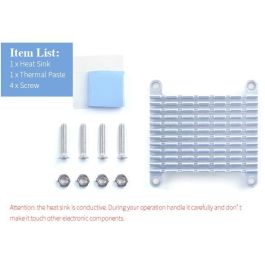 ALLNET NanoPi Neo/Neo2 Juego de Disipadores de Calor (Heatsink Set) 20 unidades a granel