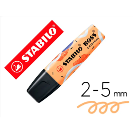 Stabilo Rotulador Boss Original Pastel by Ju Schnee Fluorescente Naranja Pálido 2/5 mm Tinta Base Acuosa Antisecado Precio: 14.95000012. SKU: B1F25BZEVF