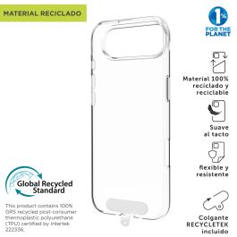 muvit for change funda compatible con Apple iPhone Air transparente