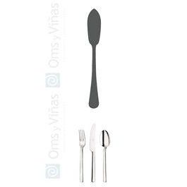 MILLENIUM Pala Pescado para Cubiertos - Cuchillo y Pala - No apto lavavajillas ni microondas Precio: 4.49999968. SKU: B1KJ7W9FPF