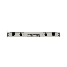 Lanberg FOP1-24SS-LDS Panel de parcheo de fibra óptica 1U de 24 puertos de acero gris para montaje en rack