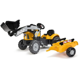 Falk Retroexcavadora a Pedales SuperBuilder FAL3016202035136, Volante, Remolque, 40% Plástico Reciclado, A Partir de 2 Años Precio: 124.50000002. SKU: B13GCF5QZZ