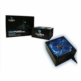 Coolbox Fuente Alimentación Gaming Deeppower 800W 80 Plus Bronze, Ventilador 140mm, 6 SATA, 2 PCI-e 6+2 Pines, DP-PWS800-85B