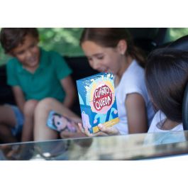 HELLOFUN! Juego ¿Cuanto Queda? español, 50 cartas con personajes y juegos para niños +5 años