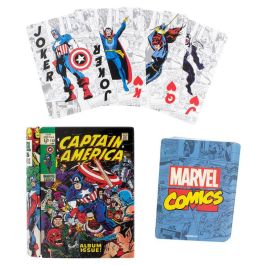 PALADONE Baraja de cartas Marvel Comics en caja metálica