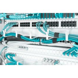 Digitus Panel de Gestión de Cables 1U, 5 Anillos, 40x60mm, Gris